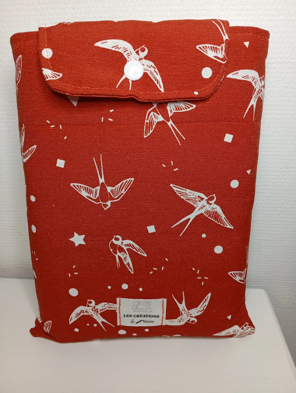 Pochette à livre hirondelle Les créations de Vanou