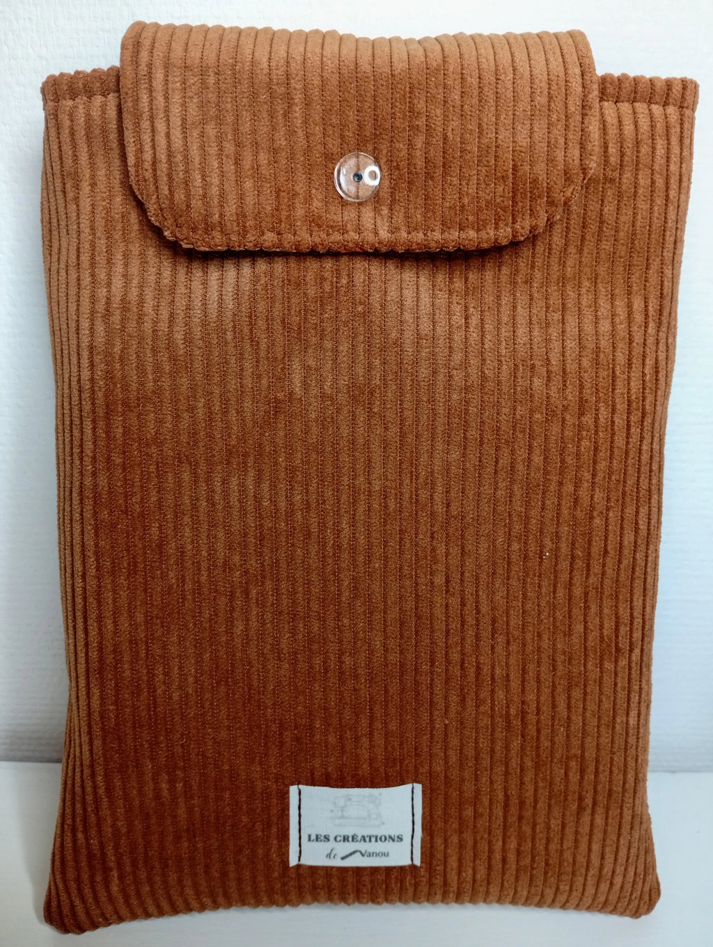 Pochette à livre chataigne Les créations de Vanou