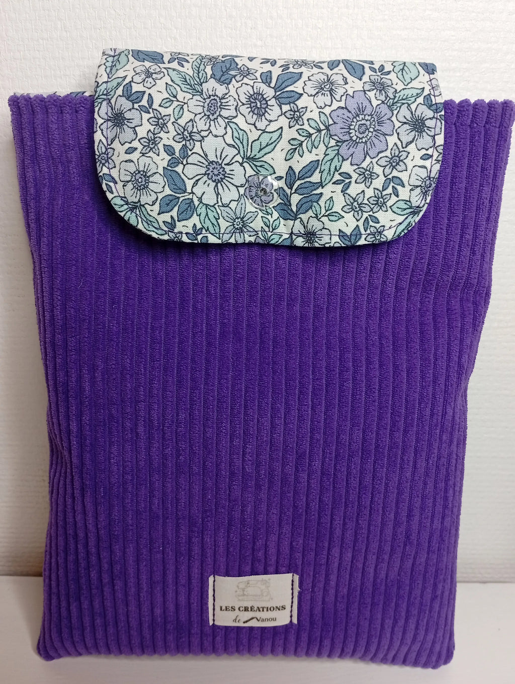 Pochette à livre broché Flora Les créations de Vanou