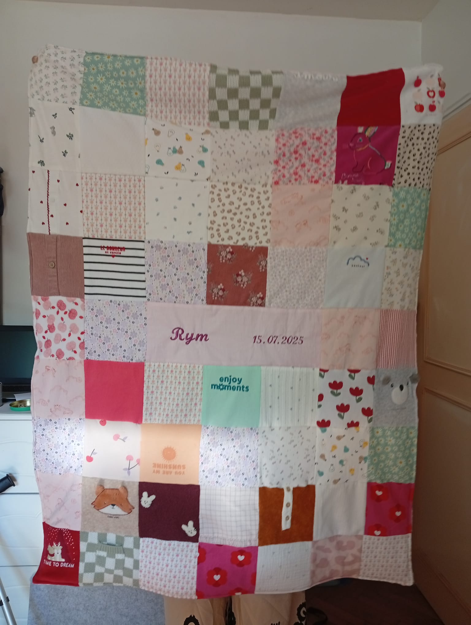 Couverture en Patchwork Rym