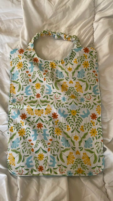 Bavoir/ Serviette Fleur