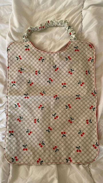 Bavoir/serviette Cerise